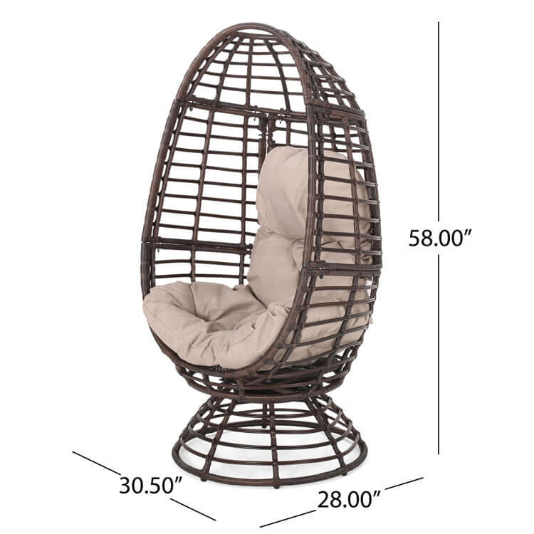 Wicker Chair With Cushion Q43989