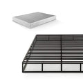 Queen White 9 Inch Metal Box Spring D203