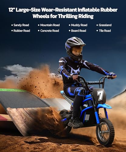 24V 350W Electric Dirt Bike with Bluetooth K56879