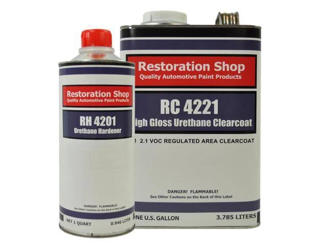 Rally Green Metallic Urethane Basecoat Clearcoat Car Paint Complete Gallon Kit E62980