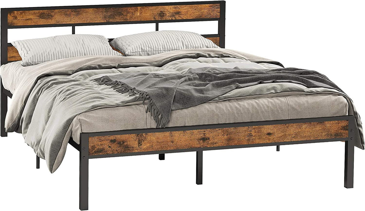 Queen Metal Bed Frame with Headboard F909097