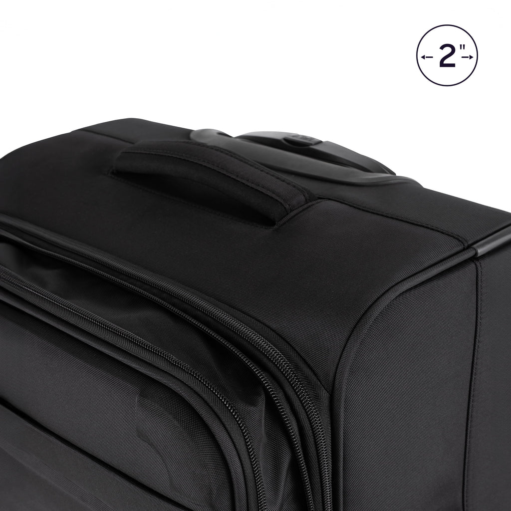 20" Black Softside Luggage F8357