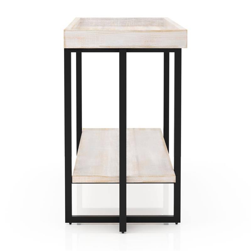 Antique White Wood Console Table I9167