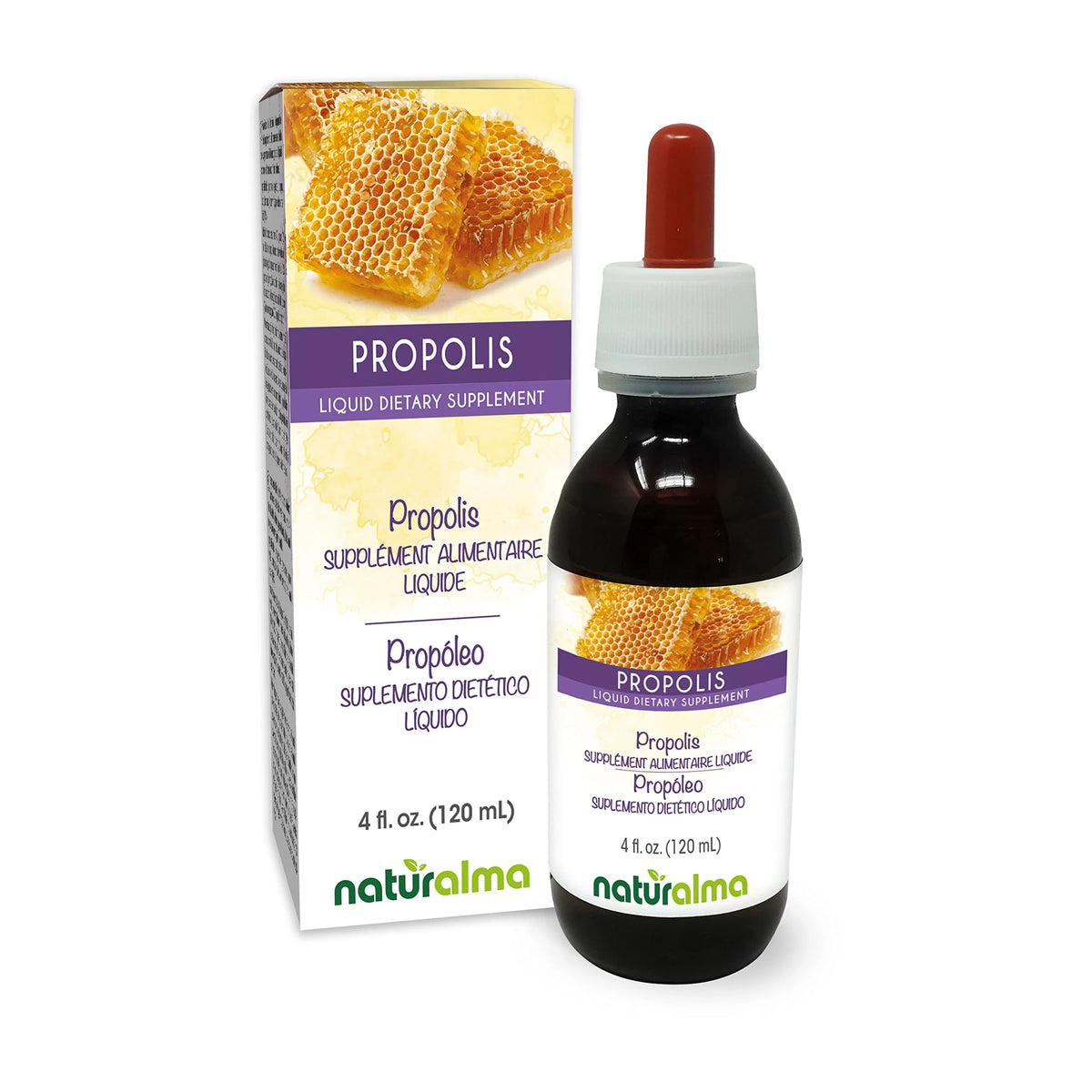 Alcohol-Free Propolis Liquid Extract Drops 4 fl oz N444841