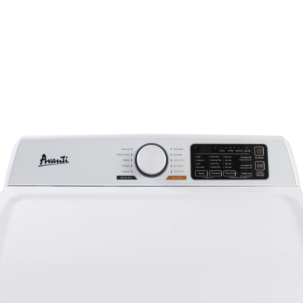 Front Load Electric Clothes Dryer 7.0 Cu. ft. White F4494
