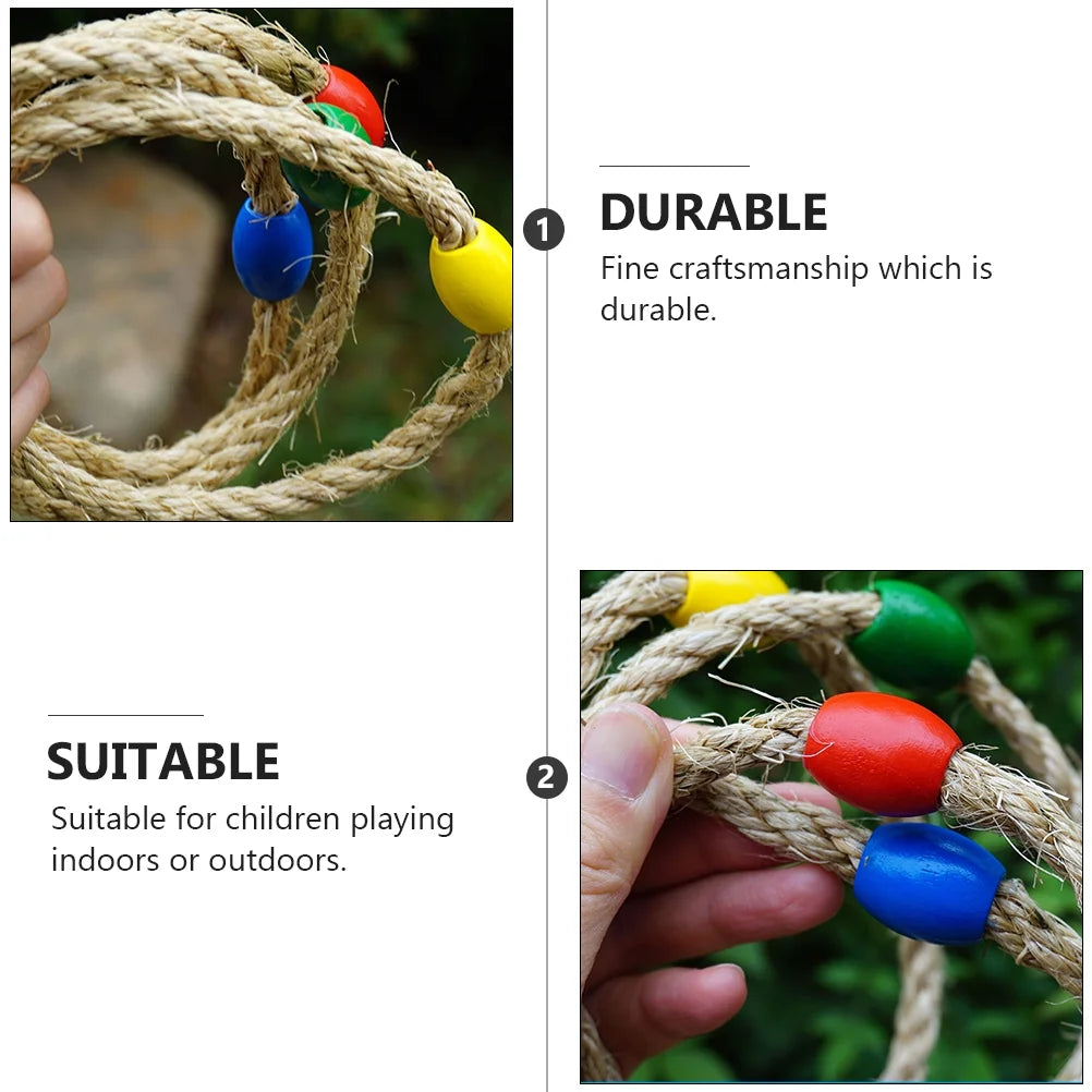 10 PCS Ring Toss Blocks Playthings V774297