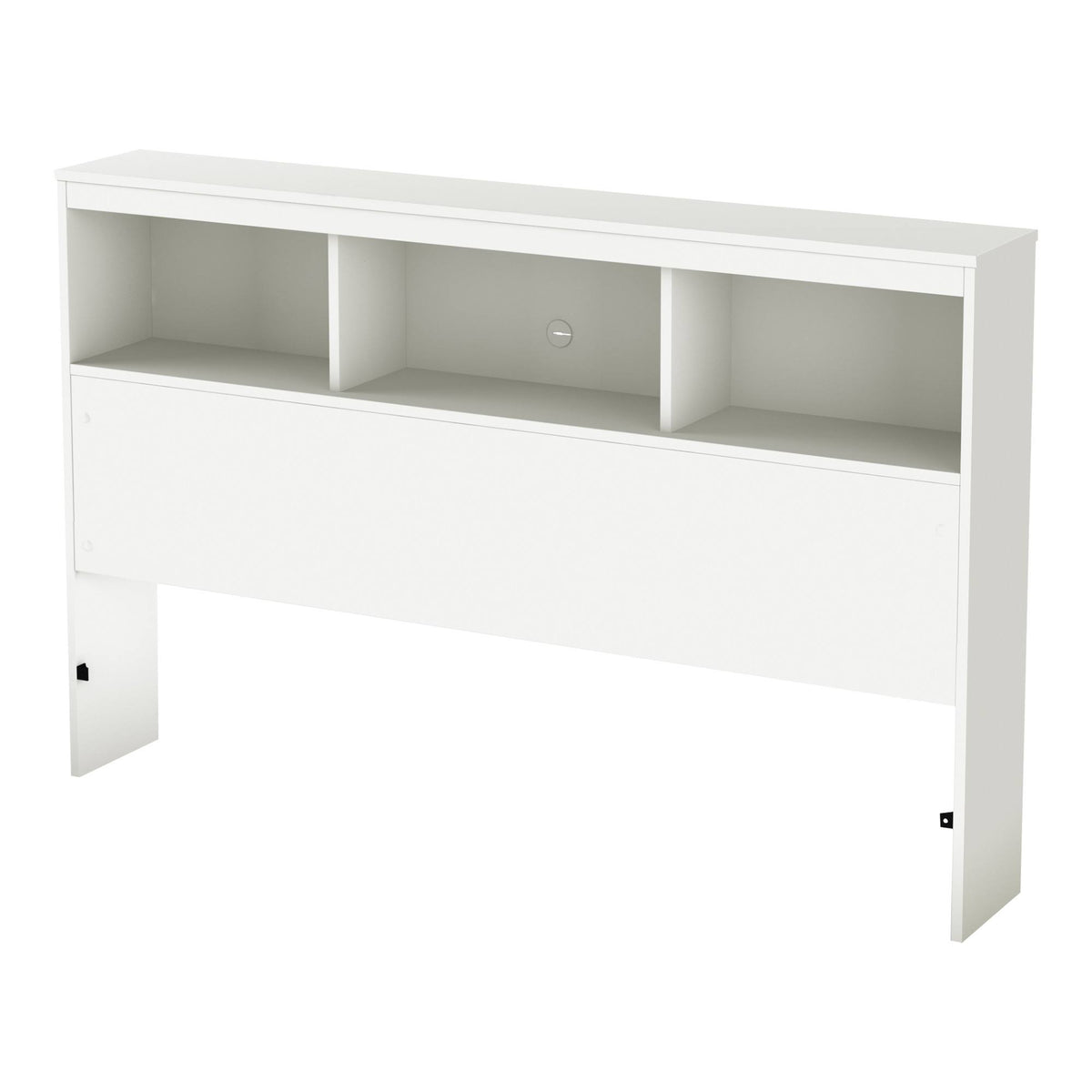 White Full Bookcase Headboard K90671