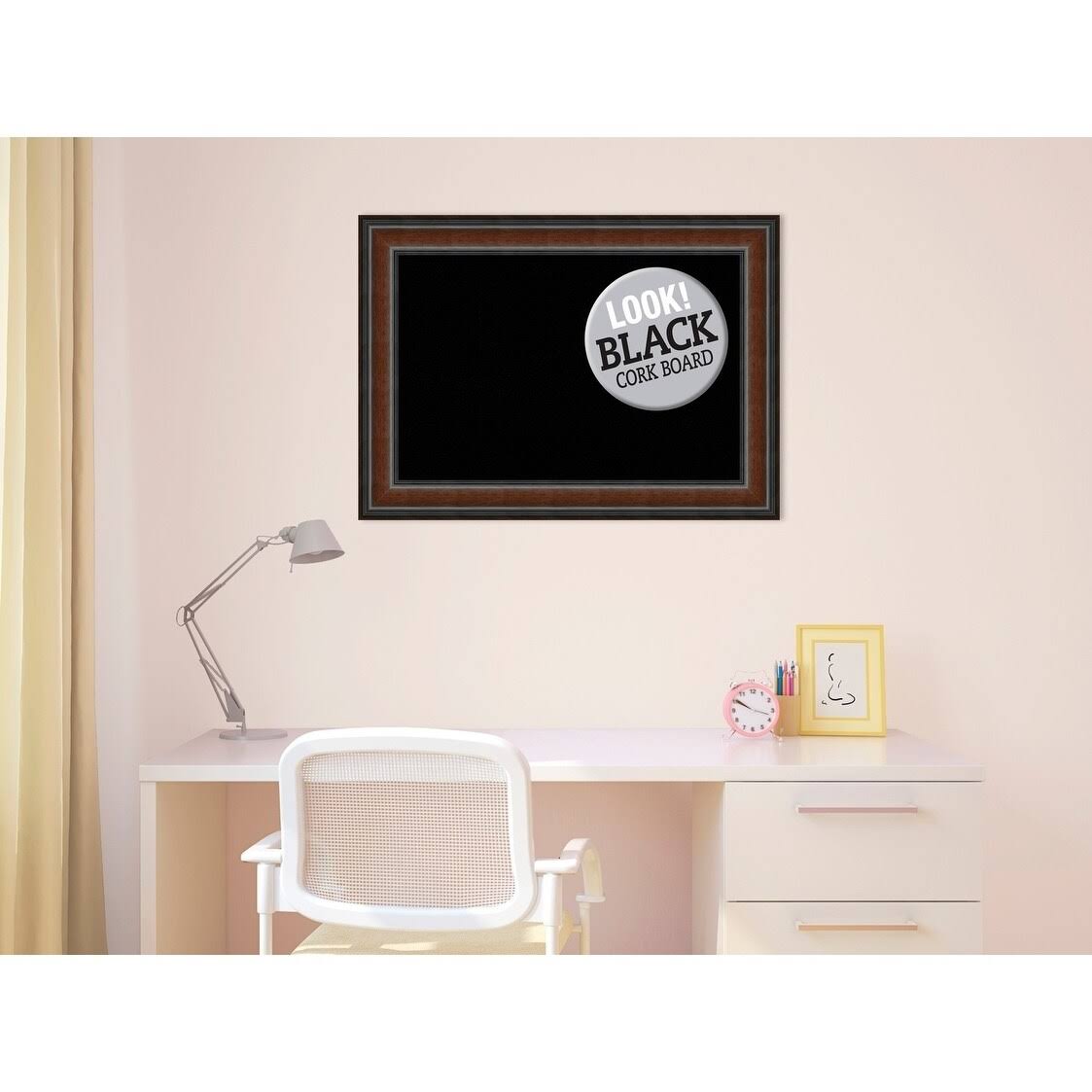 Cork Board Black, Medium O887649