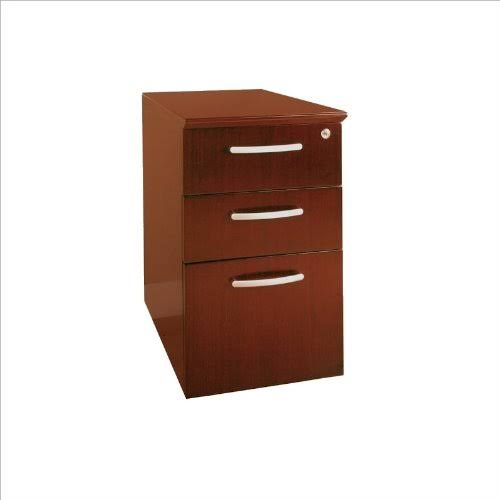 Mahogany Box-Box-File Pedestal T7626