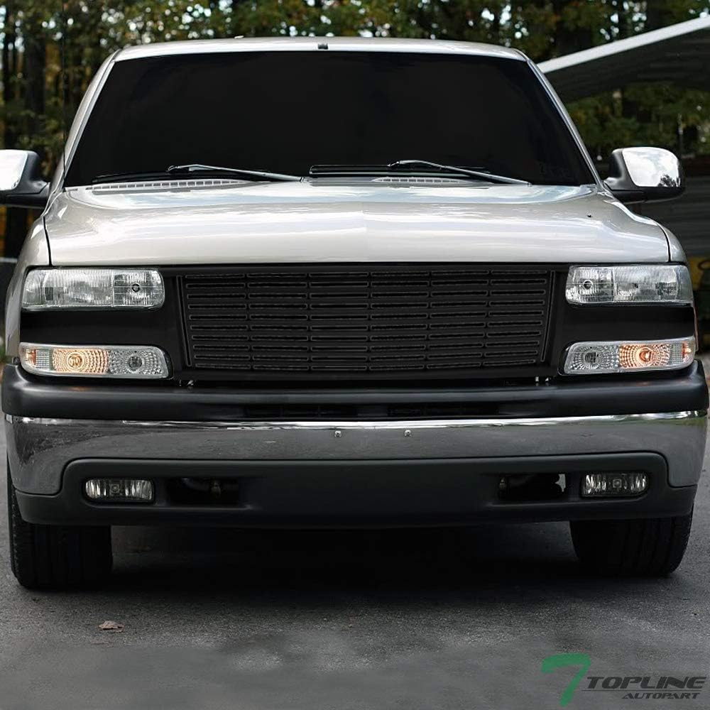 Matte Black Front Hood Bumper Grill Grille ABS X719