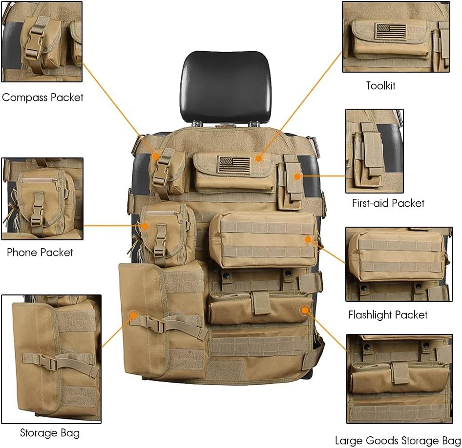 Universal Tactical Seat Cover Pack of 2 C13143