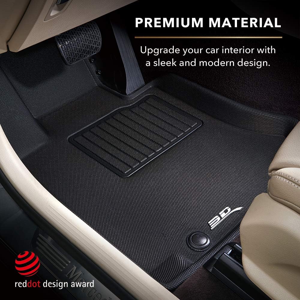 All-Weather Floor Mats 1st 2nd & 3rd Row Black K2651