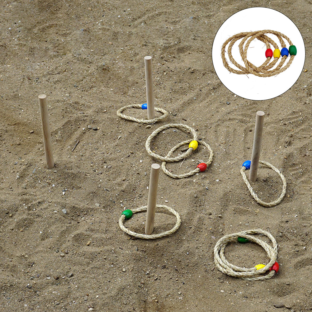 10 PCS Ring Toss Blocks Playthings V774297