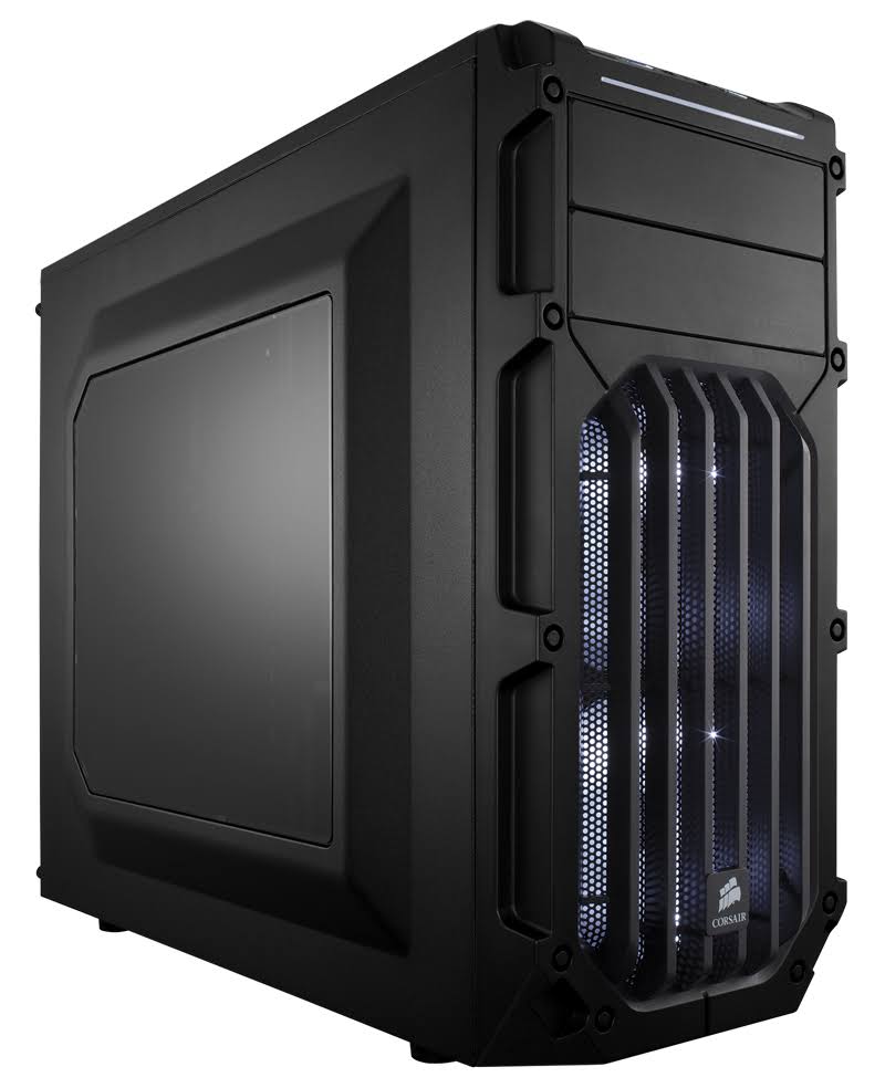 Black Steel ATX Mid Tower Gaming Case H934