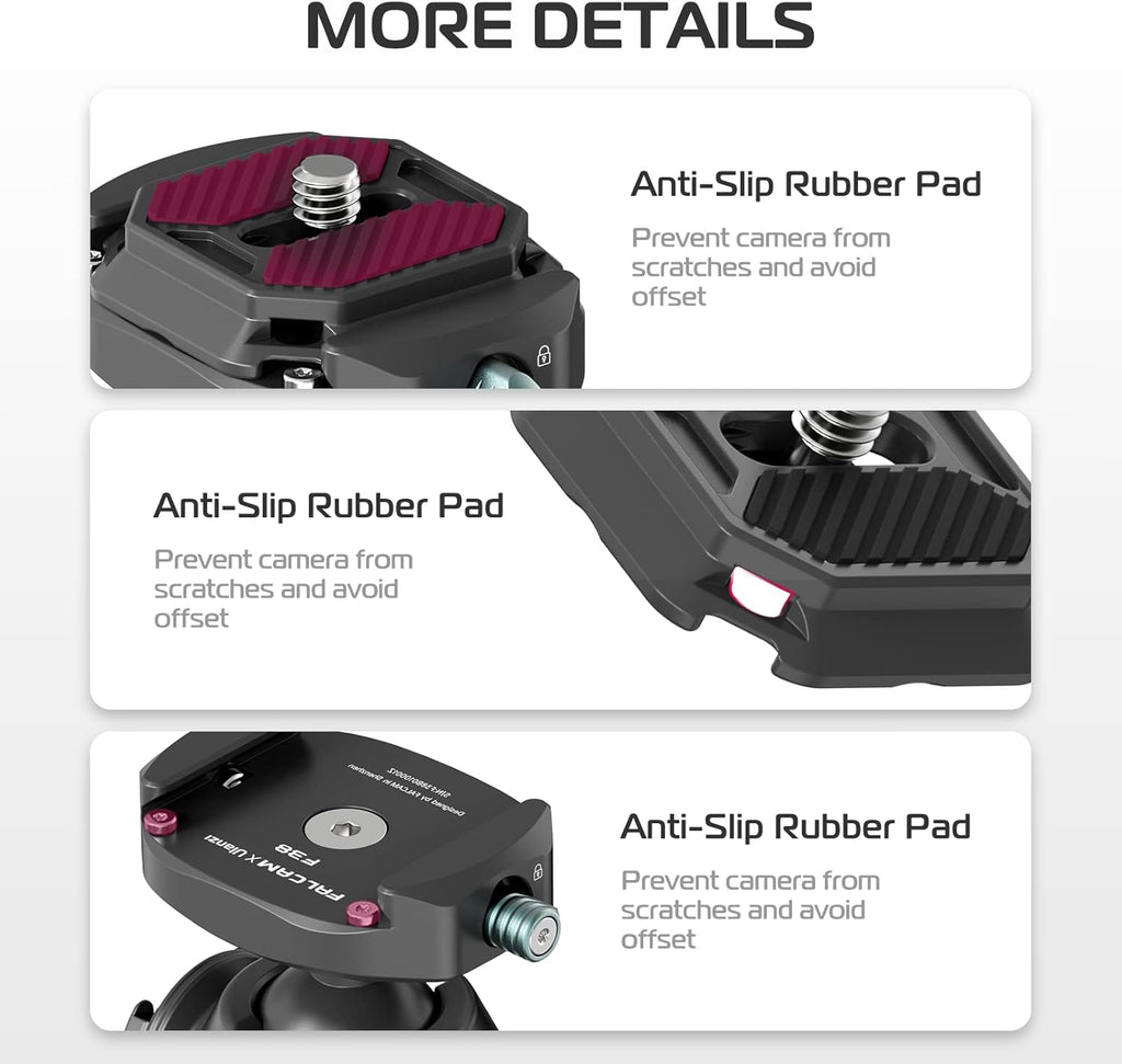 Quick Release Tripod Ball Head with Arca Swiss QR Plate F367