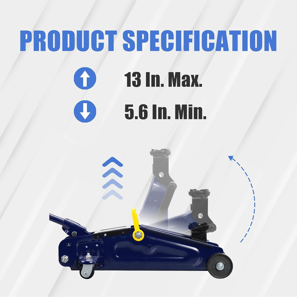 2 Ton Hydraulic Trolley Floor Jack with Carrying Case Q531