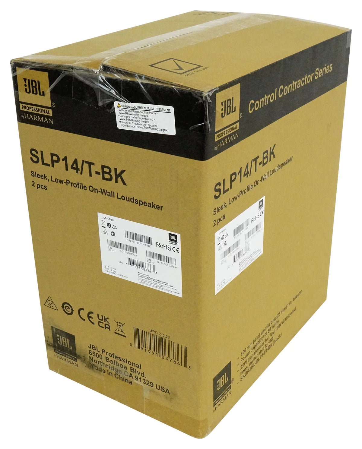 Sleek Low-Profile On Wall Mount 4" 70v Commercial Speakers C52457