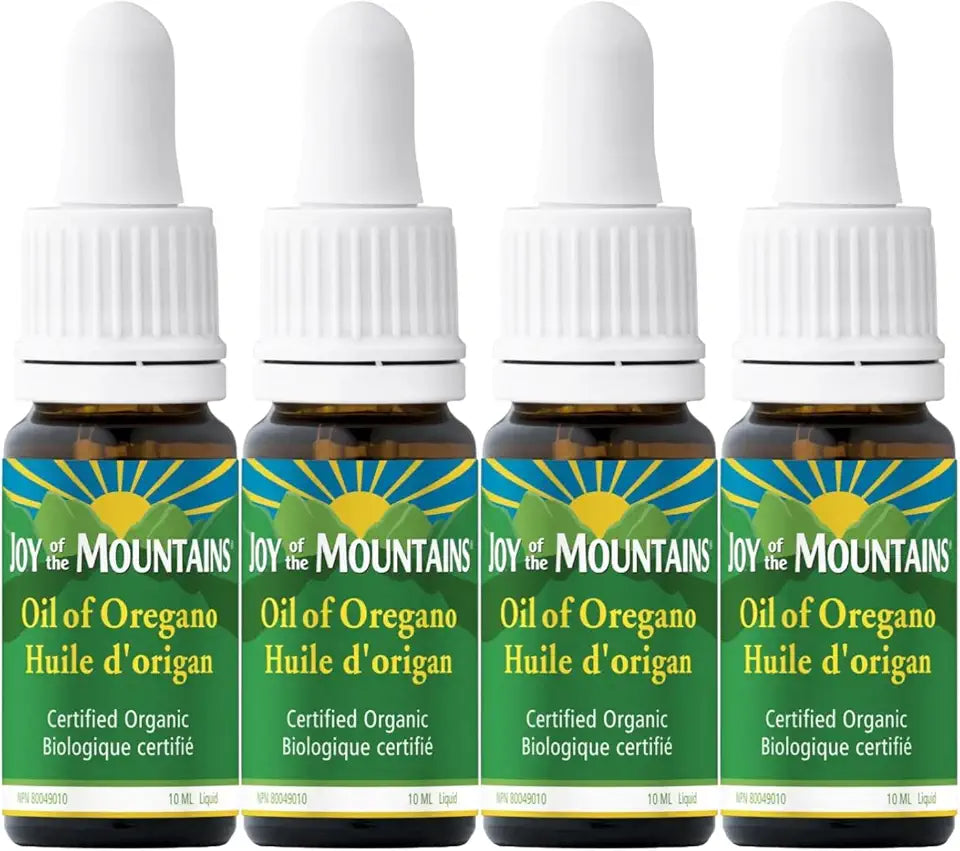 Oil of Oregano Liquid with Dropper Cap, 10ml, Pack of 4 L834