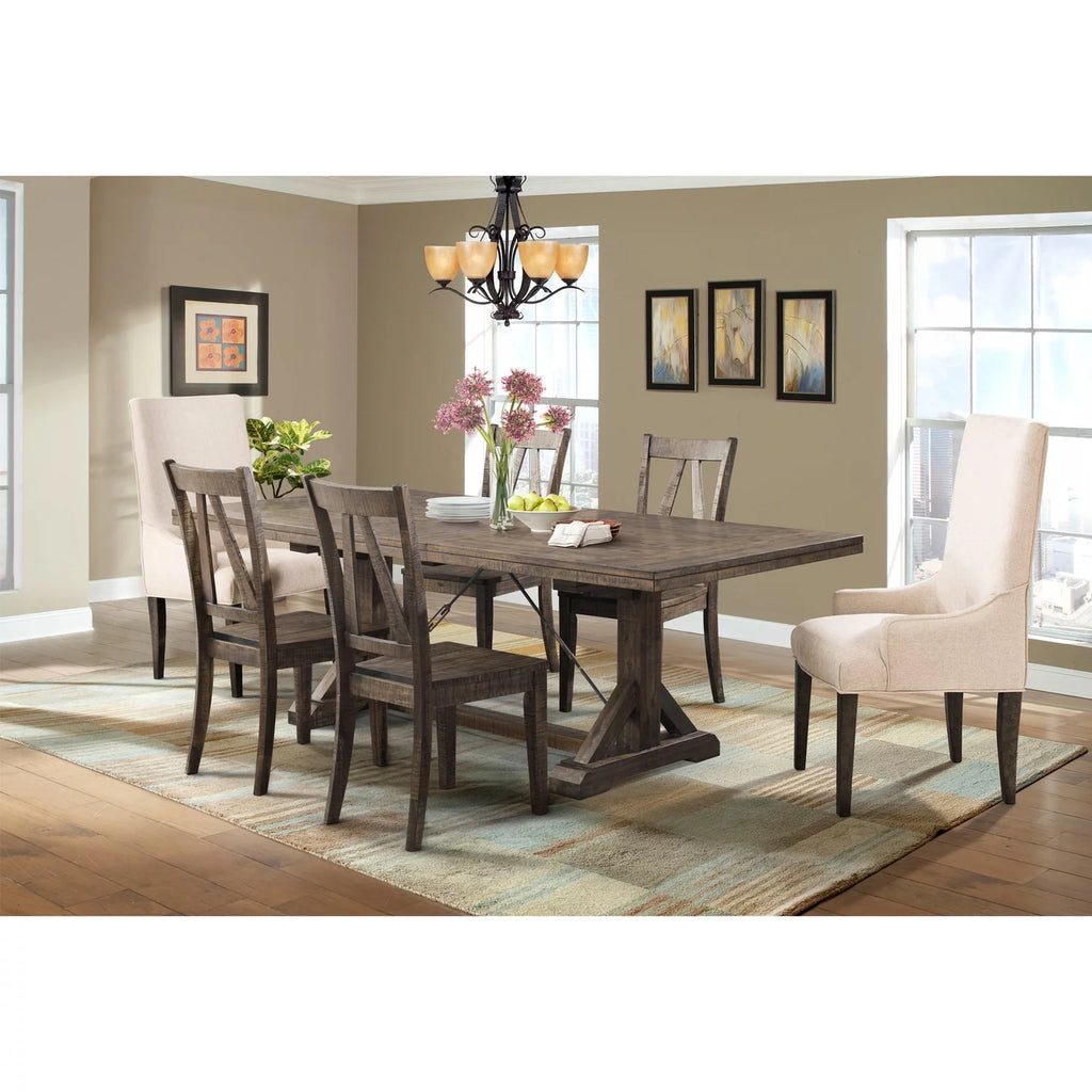 7-Piece Dining Set with Table and 6 Chairs H215446