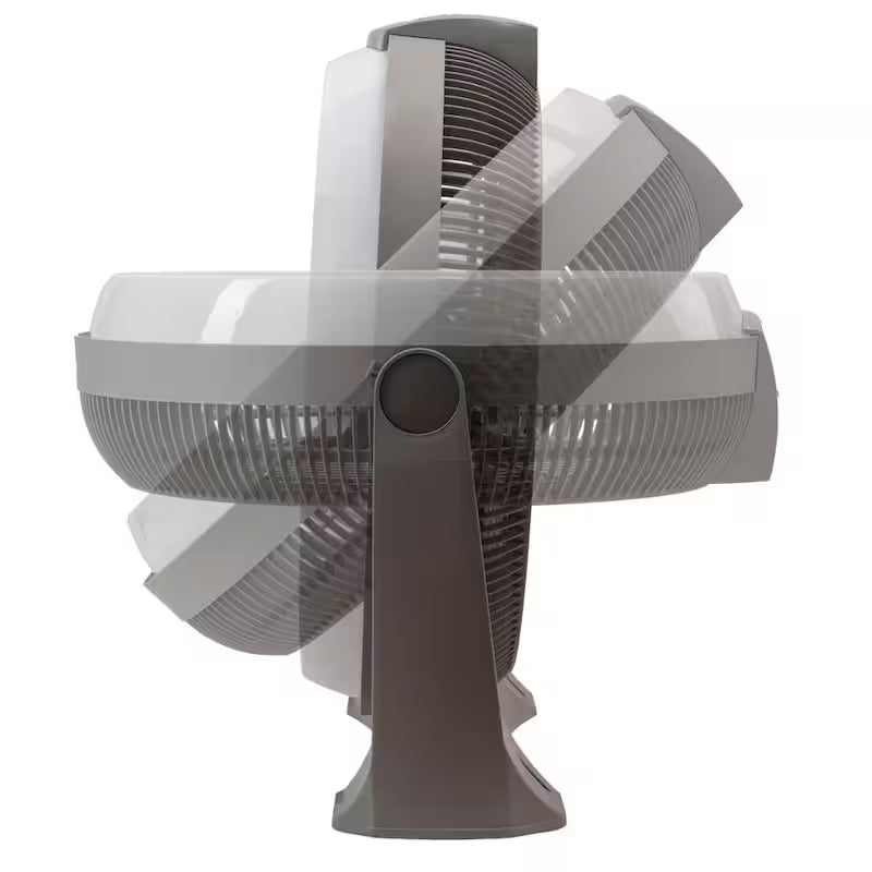 3 Speed Beige Floor Fan with Remote Control L6644
