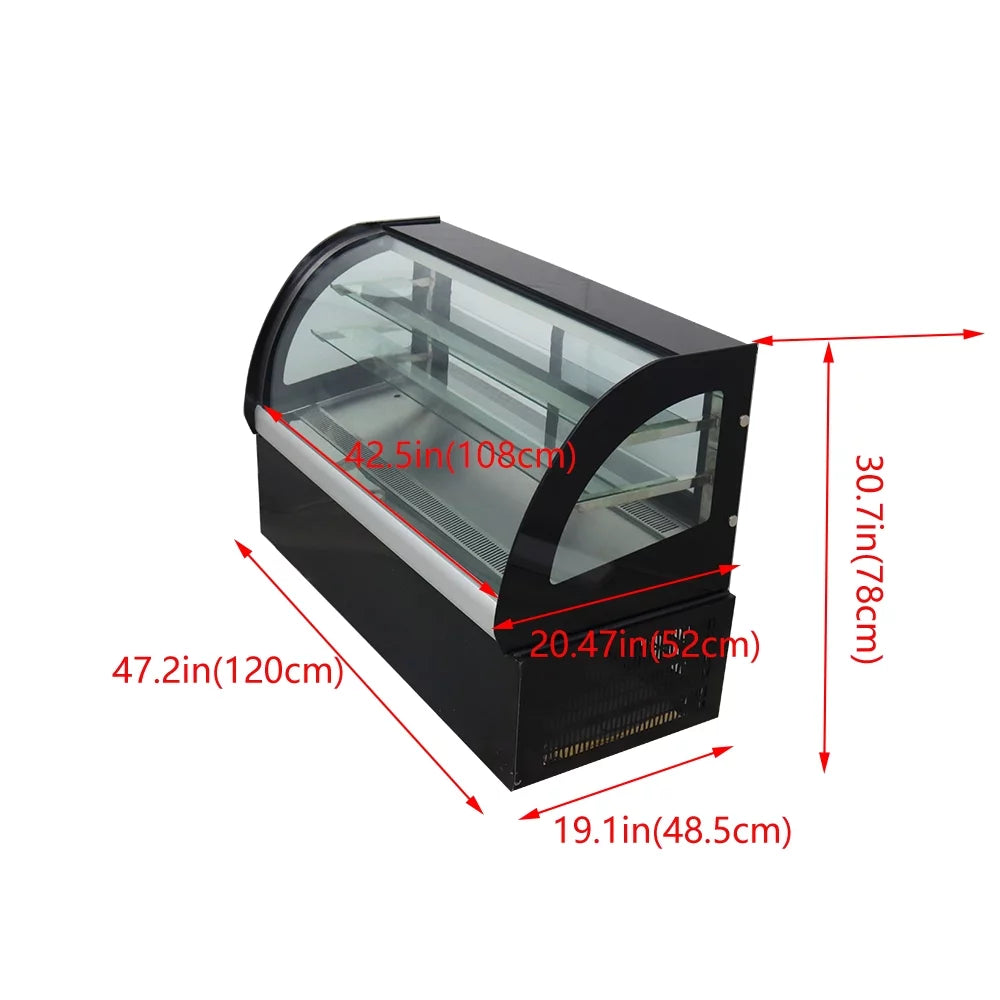 47" Refrigerated Cake Showcase Display Case P91992