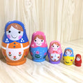 5-piece Russian Matryoshka Wooden Doll Toy D441