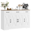 Ash Grey Buffet Sideboard Cabinet with Drawers S419686