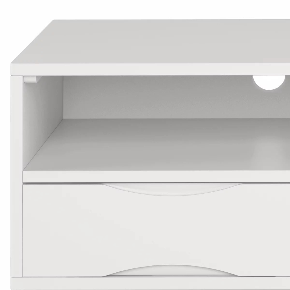 White 60 inch TV Media Stand H56433
