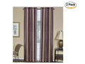 Ombre Window Panel, 50-Inch by 84-Inch, Aubergine (Set of 2) X33352