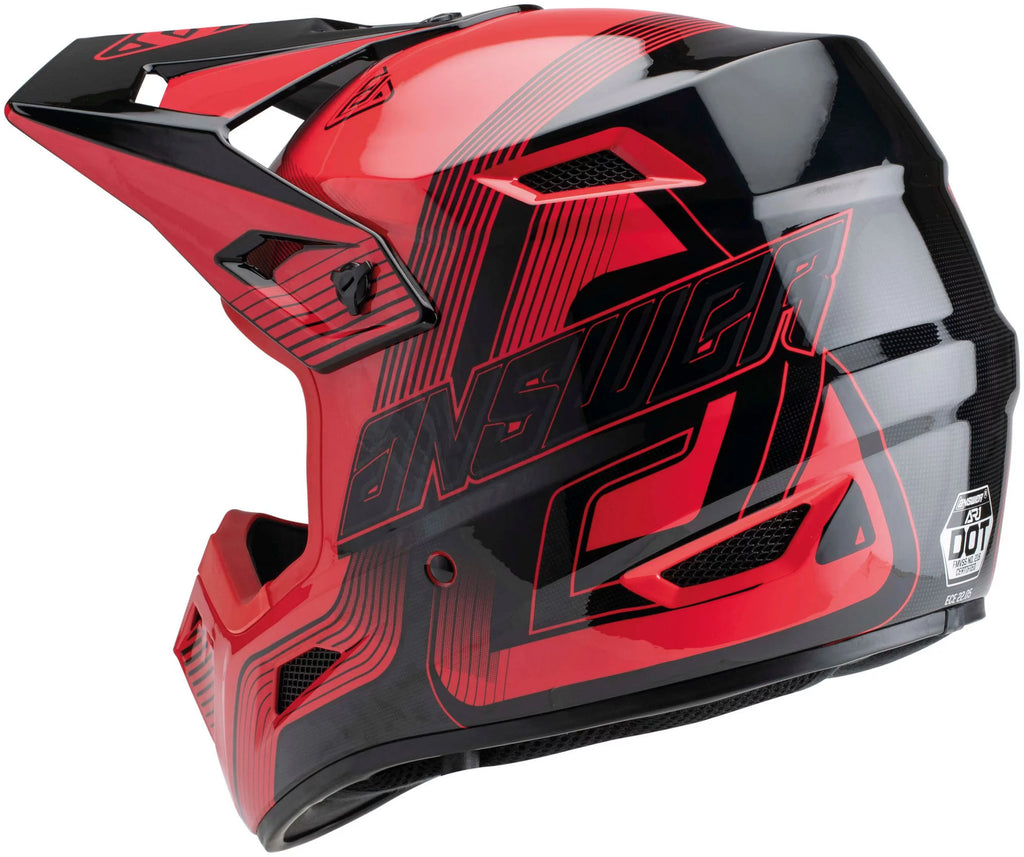 Red Black Offroad Helmet C2496