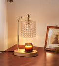 Gold Electric Candle Warmer Lamp with Timer and Dimmer Z68218