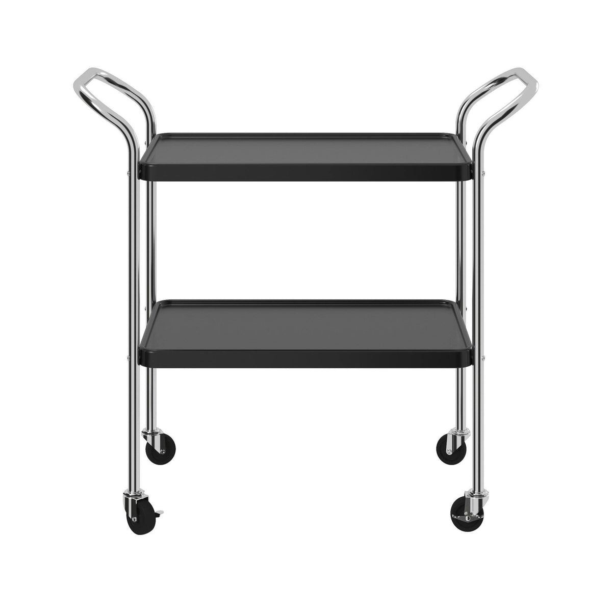 White 2 Tier Serving Cart G484798