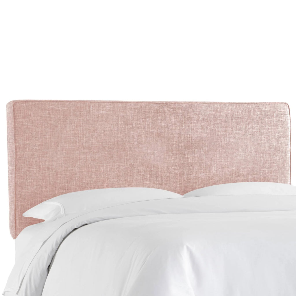 Rosequartz Linen Box Seam Headboard F77322