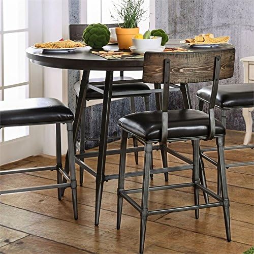 45 Round Counter Height Dining Table in Weathered Brown Gray G777283