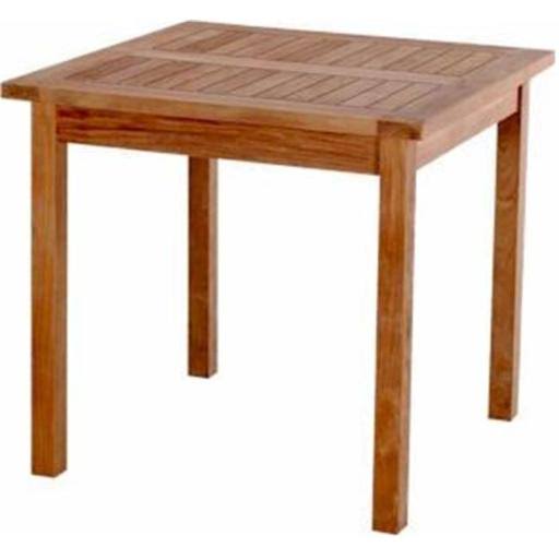 Bahama 35 inch Square Table Small Slats W53334
