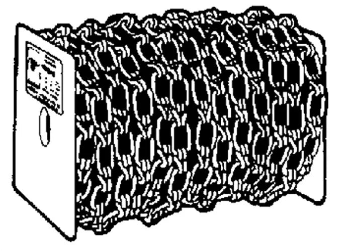 Straight Link Coil Chain 50' Electro-Galvanized M959977