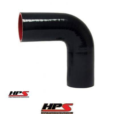 Black 90 Degree Silicone Elbow Coupler Hose G4632