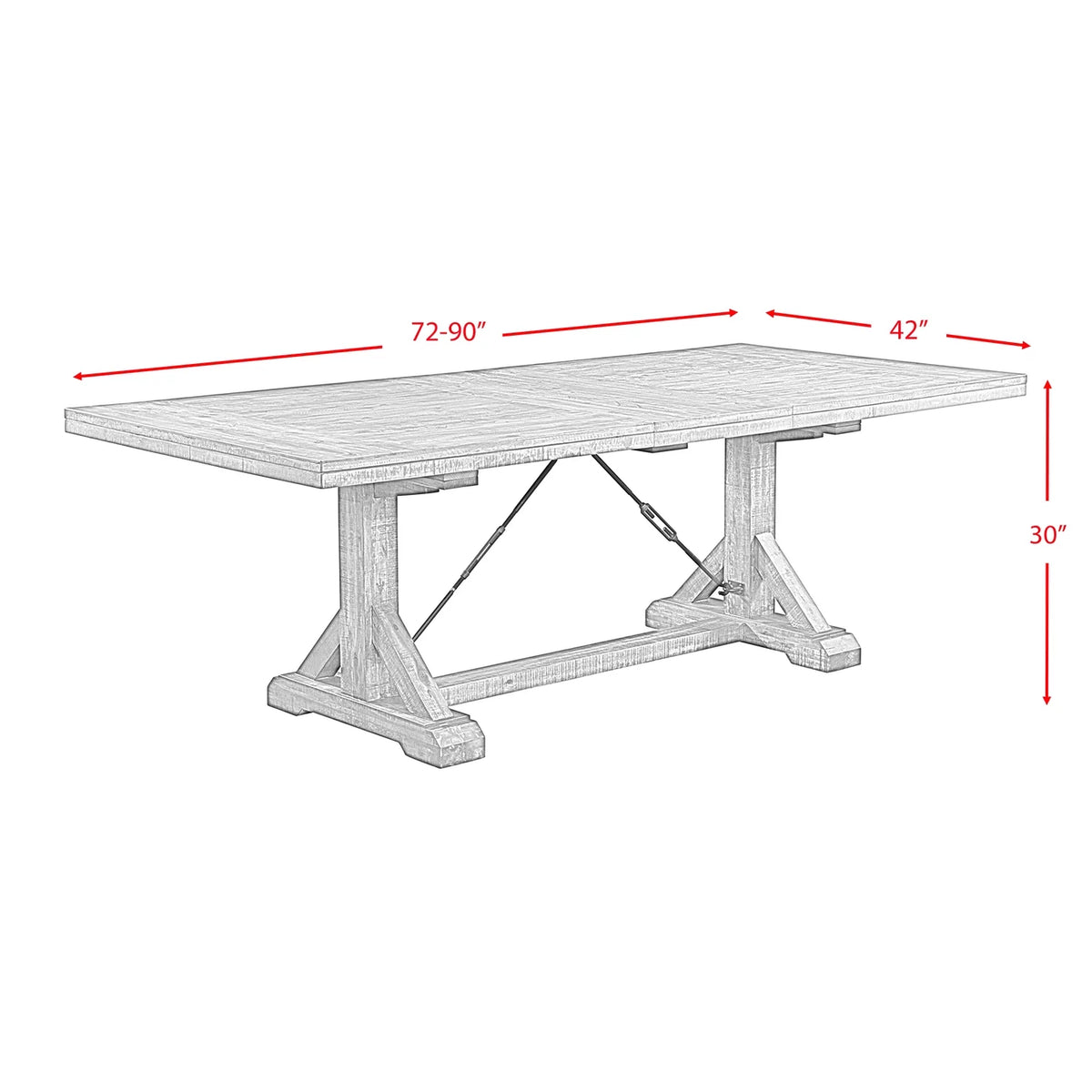 7-Piece Dining Set with Table and 6 Chairs H215446