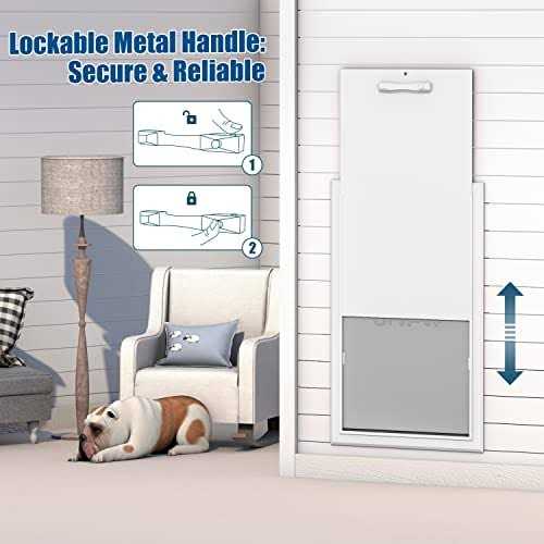 XL Heavy Duty Aluminum Dog Door H63289