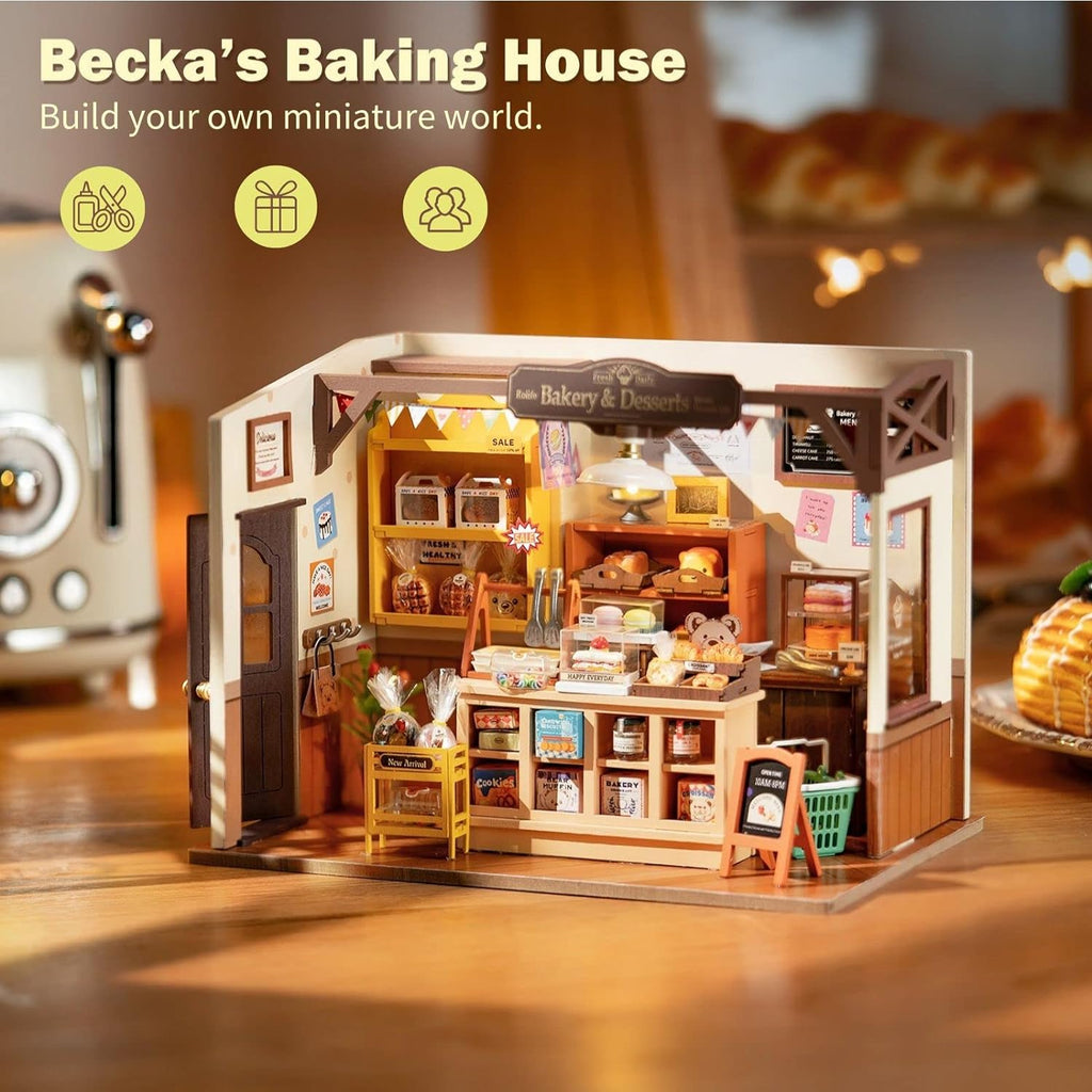 DIY Miniature Doll House Kit with LED B5807