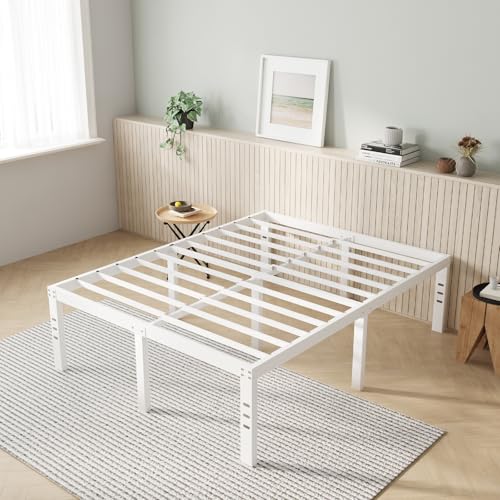 Full Size 14 Inch Metal Platform Bed Frame with Storage H778818