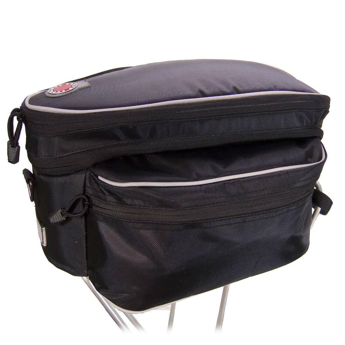 Black Expanding Rack Top Bag P2568