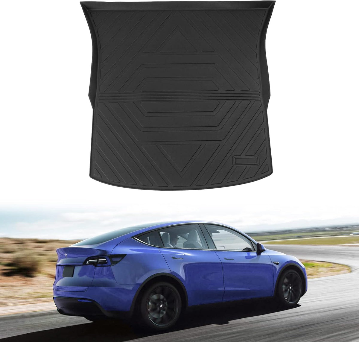 3 PCS Trunk Mat Cargo Liners for Tesla Model Y 5-Seater O90651