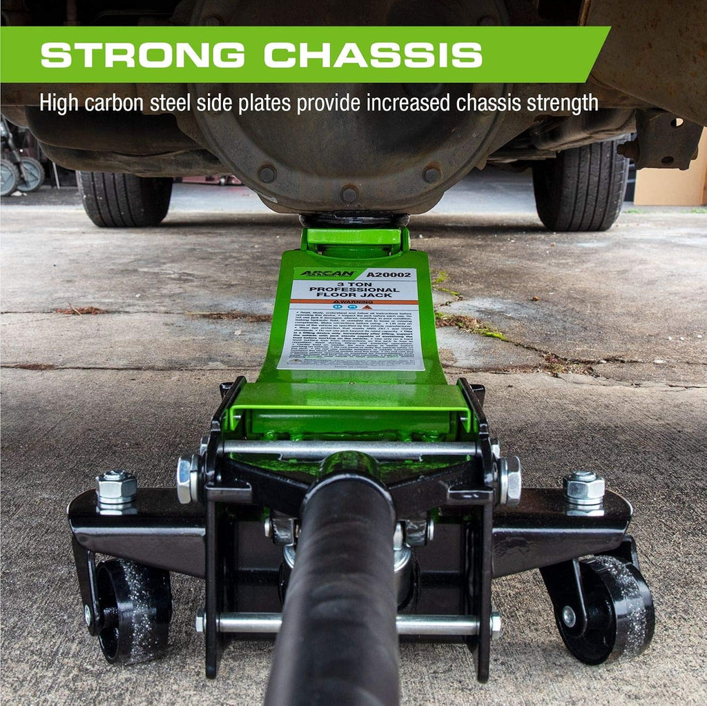 3 Ton Low Profile Quick Rise Steel Floor Jack L3557