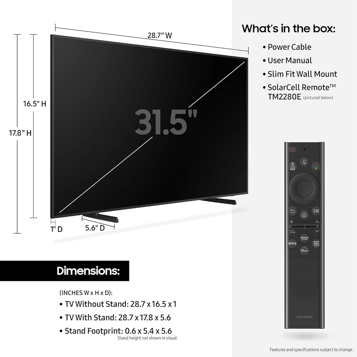 32-Inch QLED Smart TV D268038