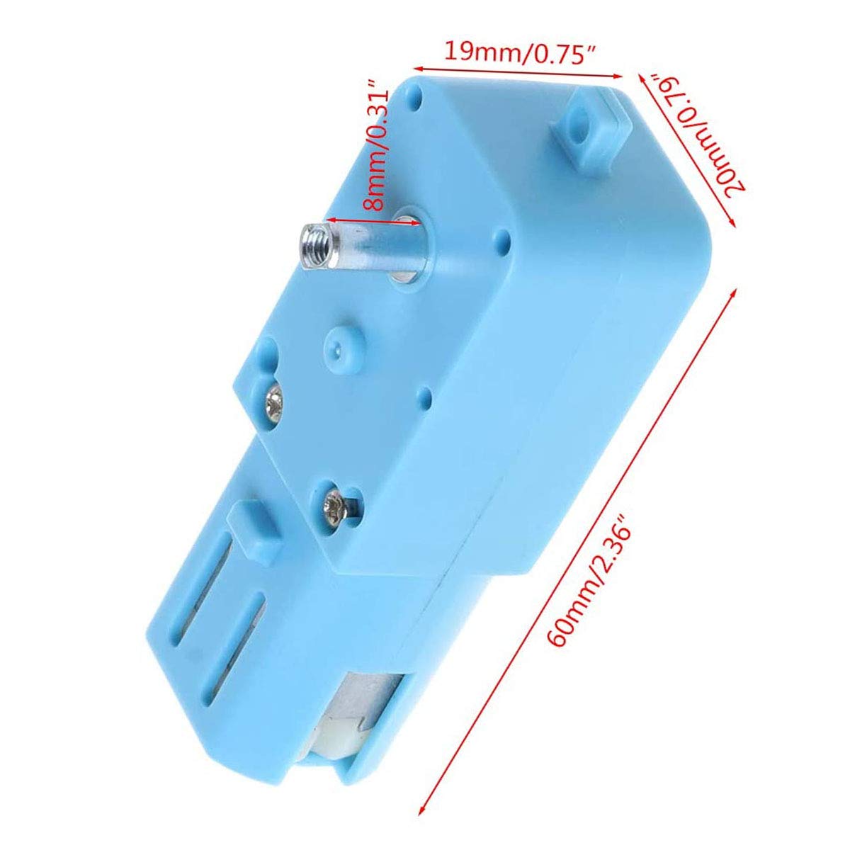 2PCS DC3-6V Gear Motor 1:90 P475769
