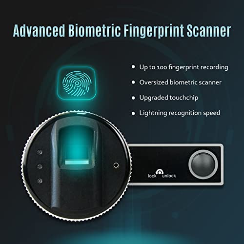 Biometric Fingerprint Safe Box with Electronic Lock M656080