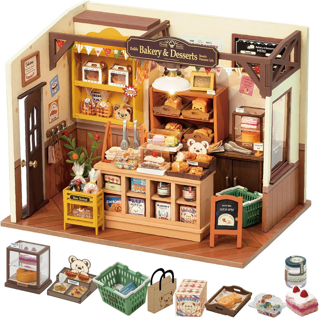 DIY Miniature Doll House Kit with LED B5807