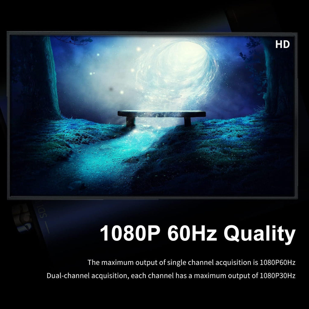 USB 3.0 HDMI SDI Dual Input 1080P Video Capture Card U44678