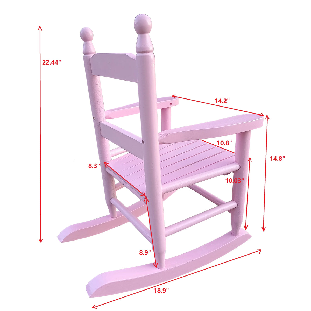Light Pink Kids Chair F3076